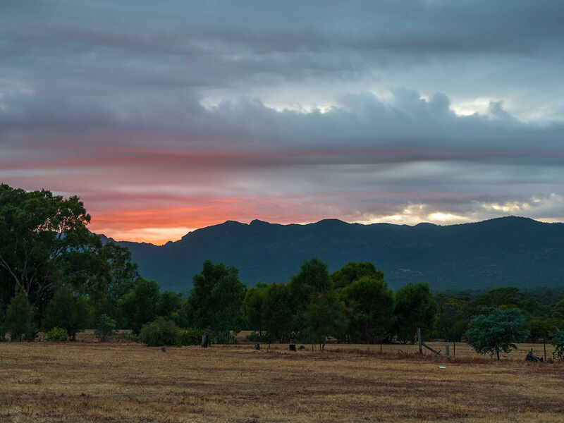 Sunrise over Mountains - Happy Wanderer Wartook